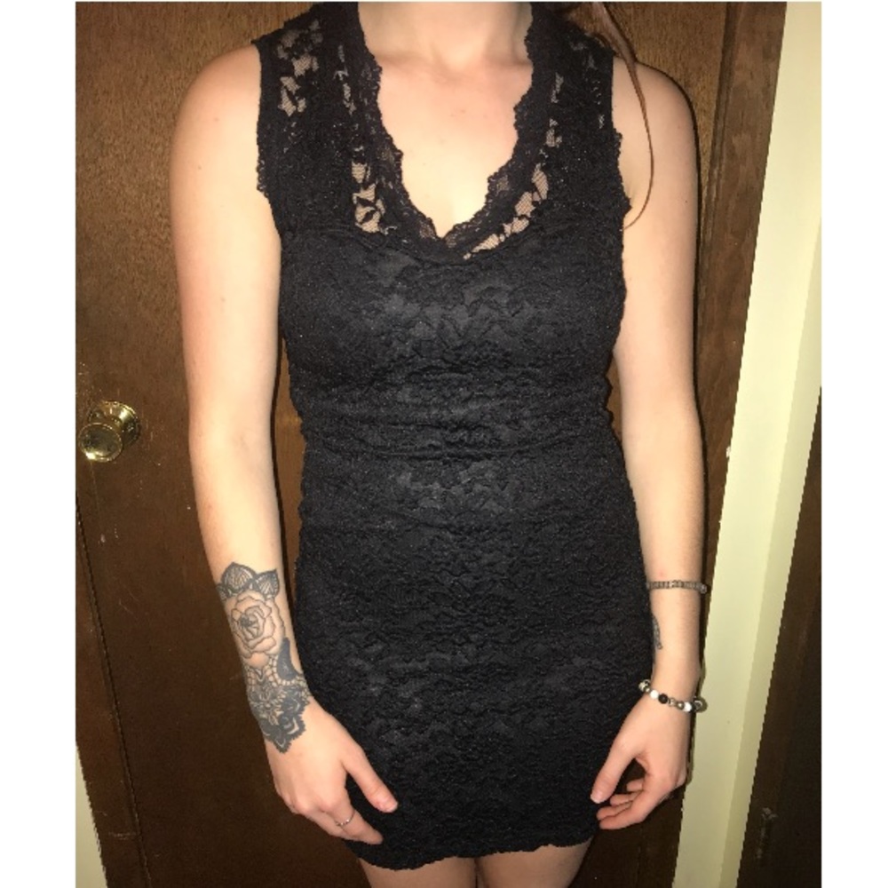 black dress